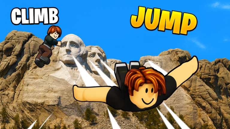 Climb and Jump Tower Roblox landmark tower gameplay screenshot
